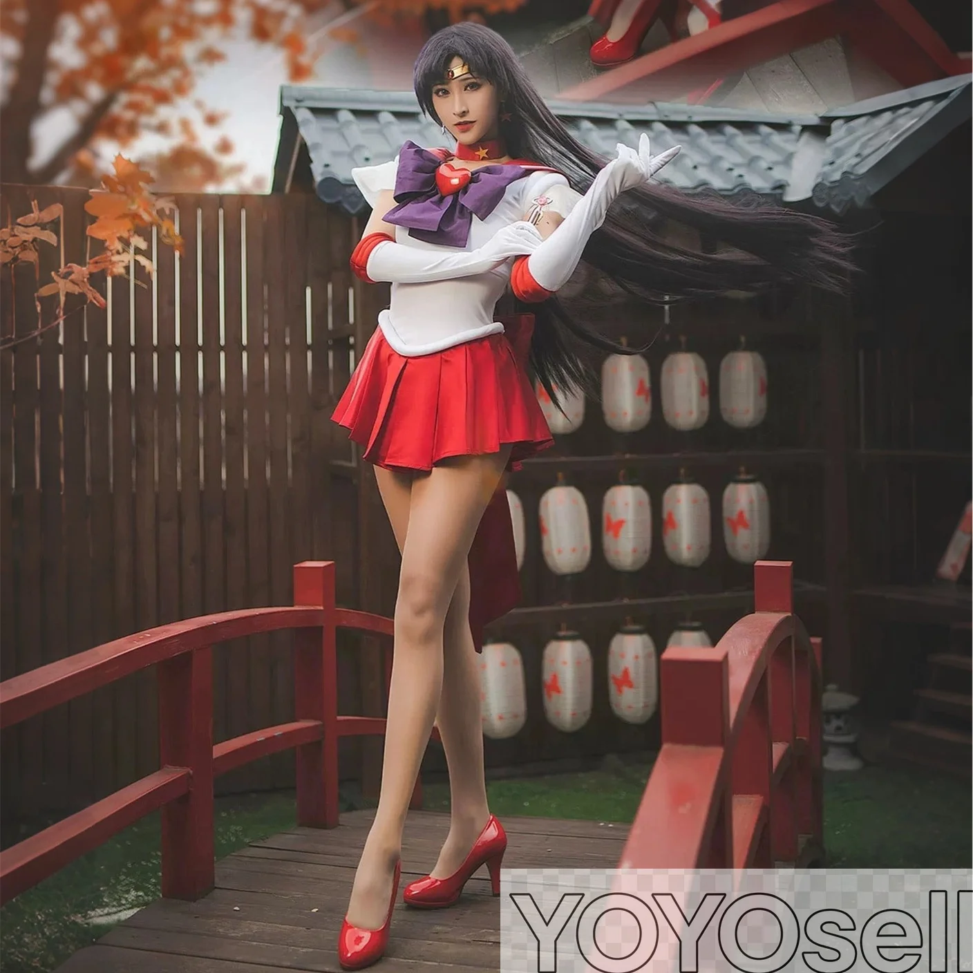 Rei Hino Cosplay Costume for Sailor Mars Red Girl Outfit Anime School Uniform Halloween
Rei Hino Cosplay Costume for Sailor Mars Red Girl Outfit Anime School Uniform Halloween