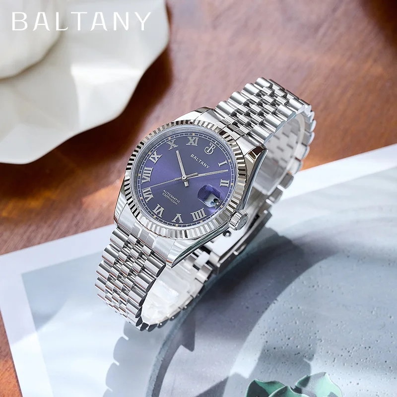 Baltany 39mm Dress Watches for Men S409410ATM Waterproof NH35 Automatic Luxury Watches Man DJ Homage Mechanical Wristwatches Man
Baltany 39mm Dress Watches for Men S409410ATM Waterproof NH35 Automatic Luxury Watches Man DJ Homage Mechanical Wristwatches Man