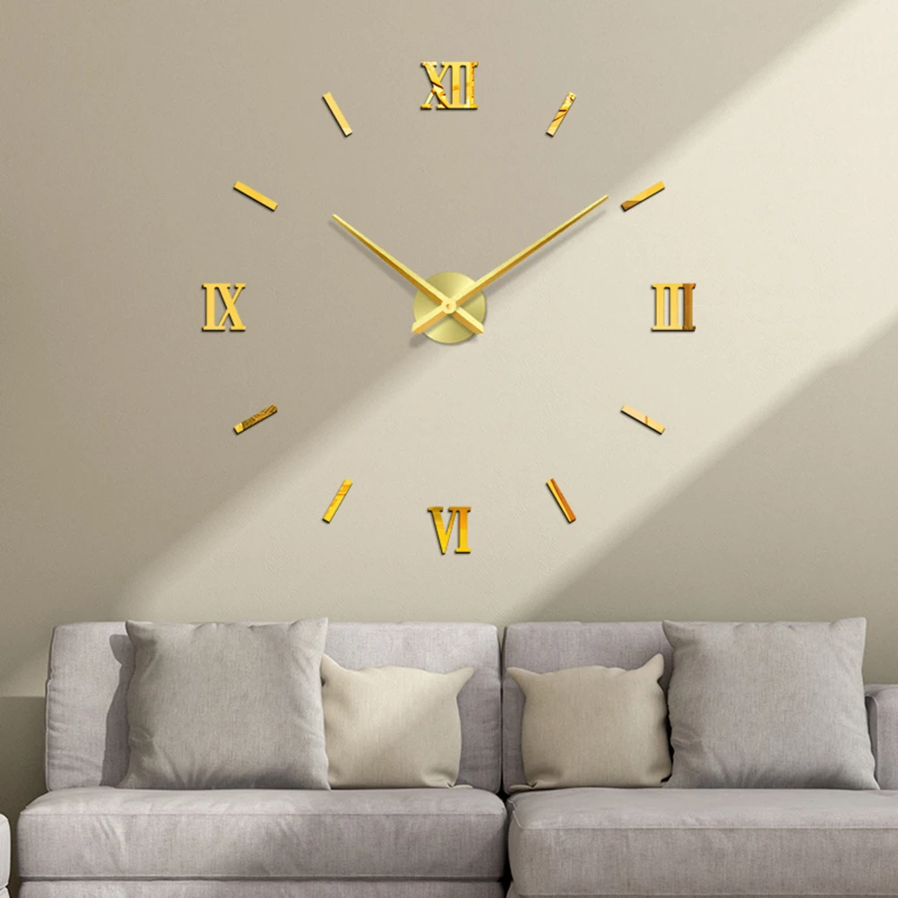 Oversized Wall Clock Premium Material Silent Frameless DIY Home Decor Smooth Walls Hanging Accurate Timekeeping Modern Style
Oversized Wall Clock Premium Material Silent Frameless DIY Home Decor Smooth Walls Hanging Accurate Timekeeping Modern Style
