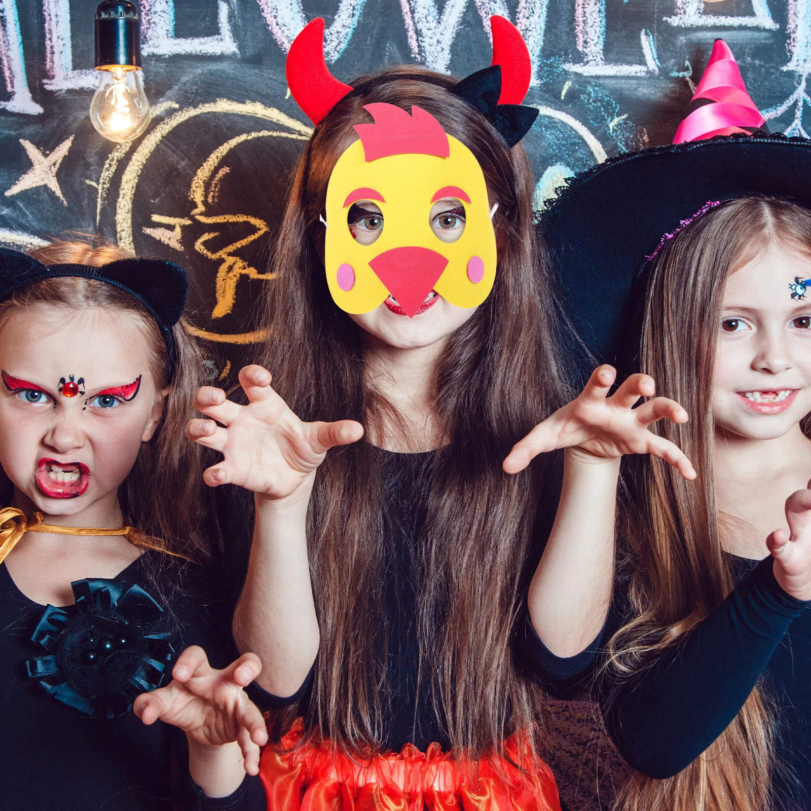 4 Pcs Small Animal Mask Cartoon Masks Kids for Cosplay Kids' Performance Props Non-woven Fabrics
4 Pcs Small Animal Mask Cartoon Masks Kids for Cosplay Kids' Performance Props Non-woven Fabrics
