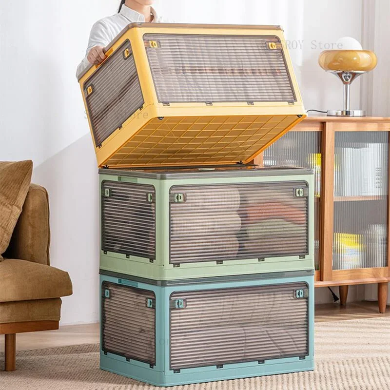Foldable Storage Box with Lid Large-Capacity Multifunction Plastic Organizer Closet Organizer Container for Toys Book Box
Foldable Storage Box with Lid Large-Capacity Multifunction Plastic Organizer Closet Organizer Container for Toys Book Box