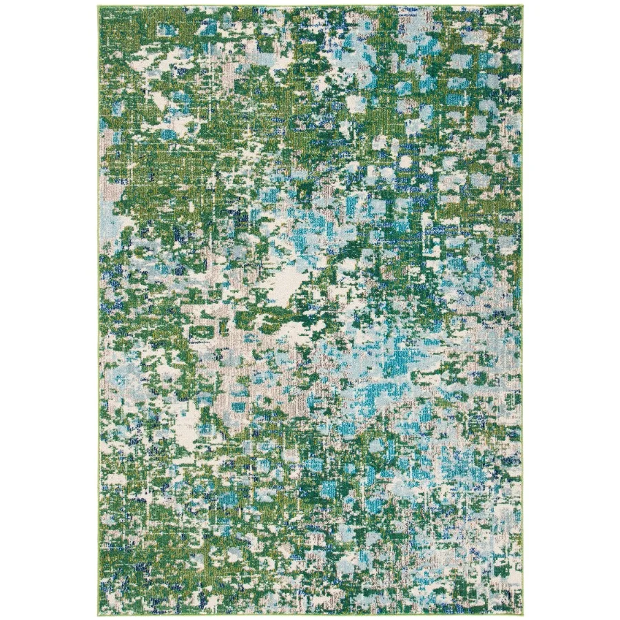Madison Candelario Abstract Polka Dots Area Rug Green Turquoise 5'3" x 7'6"
Madison Candelario Abstract Polka Dots Area Rug Green Turquoise 5'3" x 7'6"