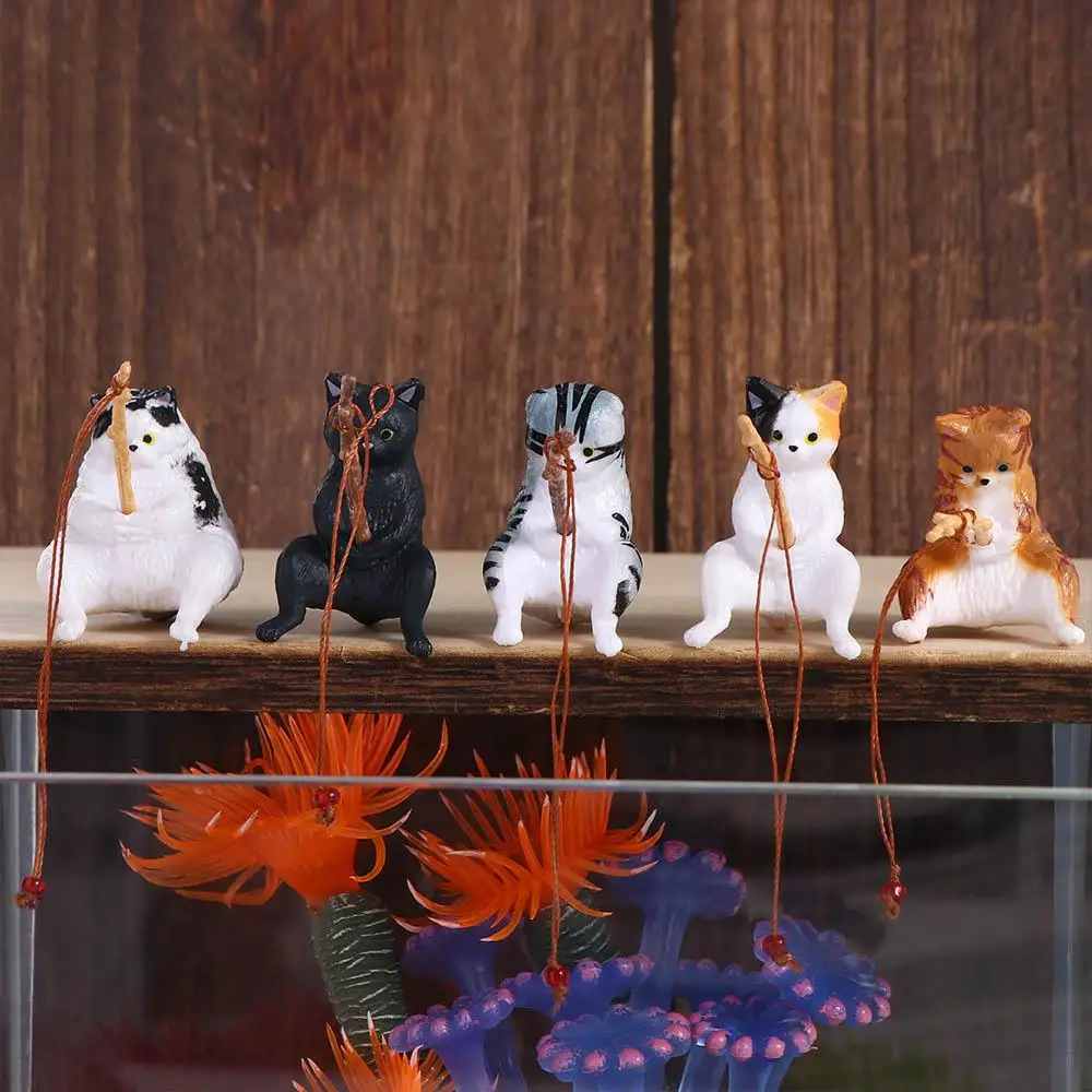 Use Cat Hanging Decoration Bonsai Handicraft Craft Miniature Figurines Kitten Fishing Ornament Fish Tank Ornaments Cat Statue
Use Cat Hanging Decoration Bonsai Handicraft Craft Miniature Figurines Kitten Fishing Ornament Fish Tank Ornaments Cat Statue