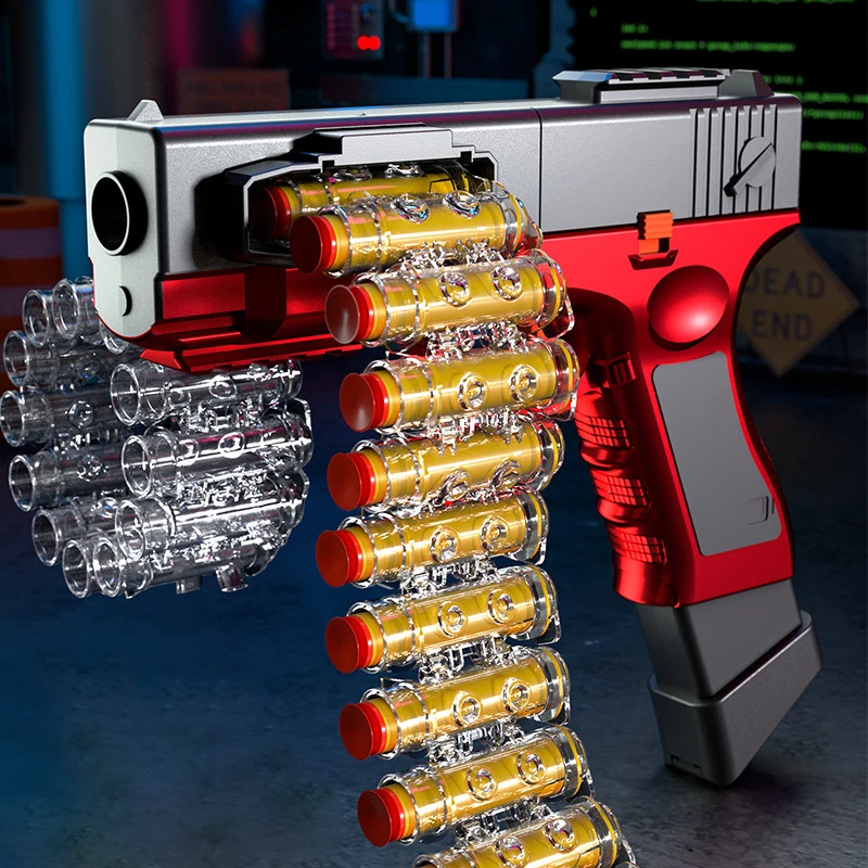 Outdoor Toy Pistol Electric Manual Soft Bullet Chain Firing Gun Automatic Shooting Sport Game Interactive Toys Boy Kids Adult
Outdoor Toy Pistol Electric Manual Soft Bullet Chain Firing Gun Automatic Shooting Sport Game Interactive Toys Boy Kids Adult