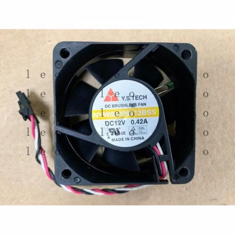 AA New Y.S.TECH NYW06025012BSS cooling fan DC12V 0.42A 6CM 3 wire
AA New Y.S.TECH NYW06025012BSS cooling fan DC12V 0.42A 6CM 3 wire