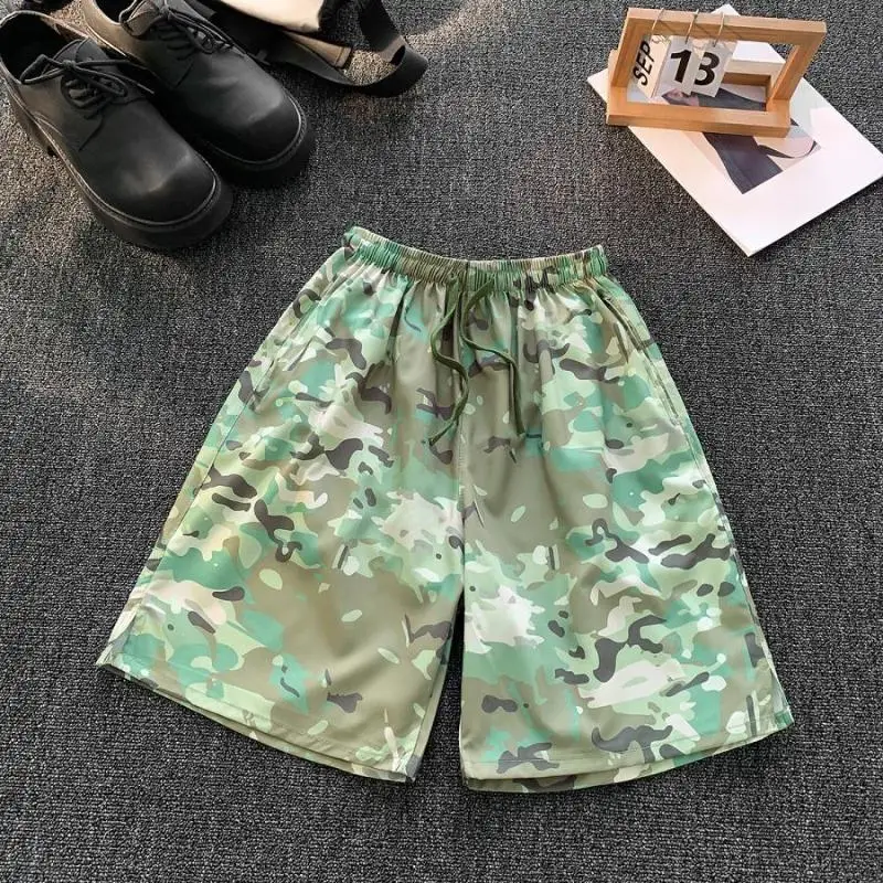 Mr. WH Summer Thin Camouflage Shorts Loose Casual Outdoor Sports Quick Dry Workwear Pants Military Green Color Polyester Fiber
Mr. WH Summer Thin Camouflage Shorts Loose Casual Outdoor Sports Quick Dry Workwear Pants Military Green Color Polyester Fiber