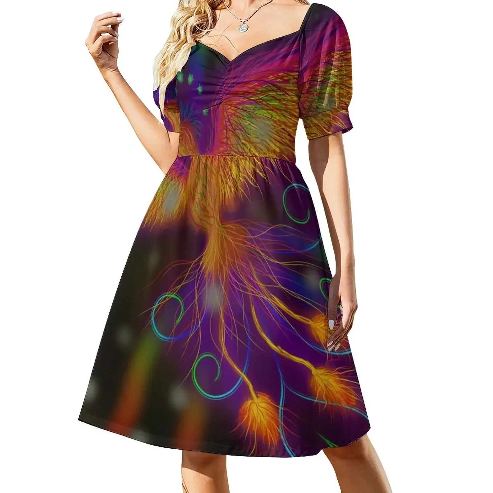 Phoenix Short-Sleeved Dress clothing women summer 2025 dresses korean style elegant dresses for women Dress
Phoenix Short-Sleeved Dress clothing women summer 2025 dresses korean style elegant dresses for women Dress