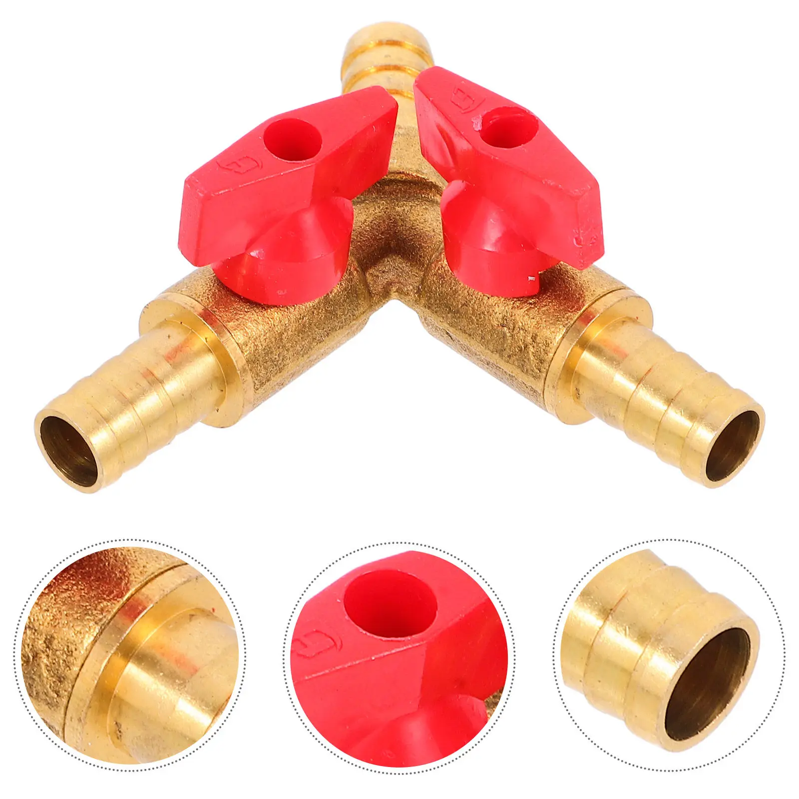 Brass Y-shaped Valve Splitter M10 Thread Gas Control Connector Home Industrial Use Hose Barb Fitting Gas Adapter
Brass Y-shaped Valve Splitter M10 Thread Gas Control Connector Home Industrial Use Hose Barb Fitting Gas Adapter