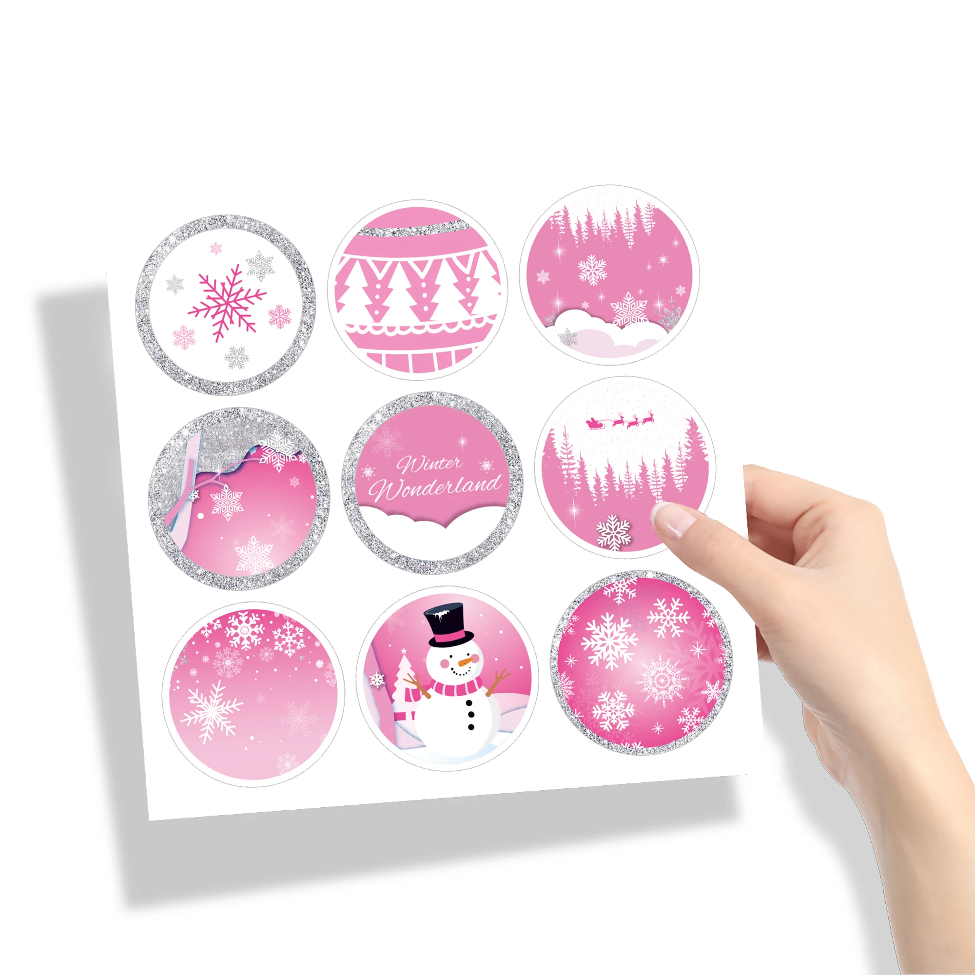 KK202 180pcs Box Decorations PVC Stickers Winter Snowflake Christmas Birthday Party Gift Sealing Labels for Baking
KK202 180pcs Box Decorations PVC Stickers Winter Snowflake Christmas Birthday Party Gift Sealing Labels for Baking