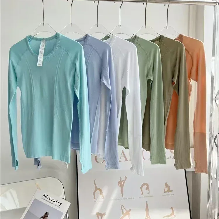 Лимонная бесшовная спортивная футболка для йоги и фитнеса, женская, для бега, тренировок в спортзале, с отверстиями для больших пальцев, длинный рукав
Лимонная бесшовная спортивная футболка для йоги и фитнеса, женская, для бега, тренировок в спортзале, с отверстиями для больших пальцев, длинный рукав