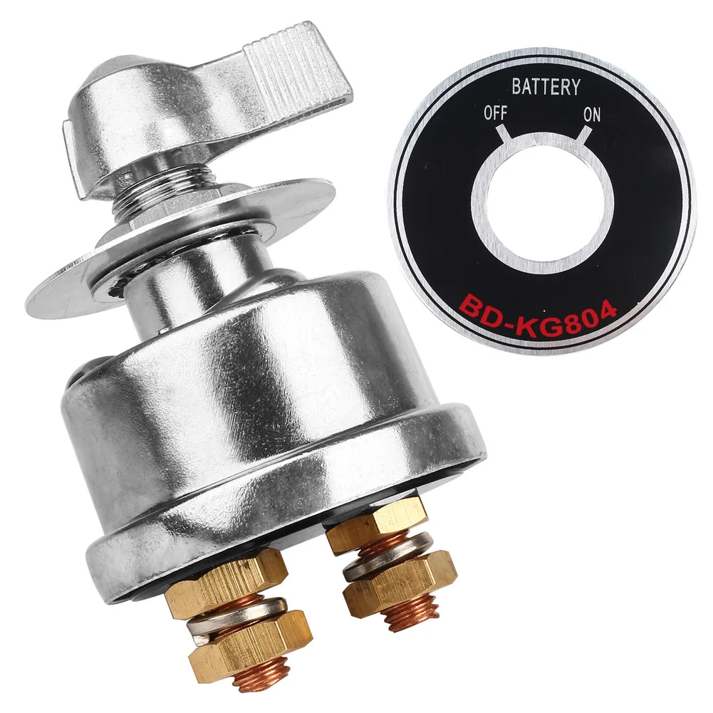 3/8" 2 Post 180/1000 Amp High Current Battery Disconnect Switch
3/8" 2 Post 180/1000 Amp High Current Battery Disconnect Switch