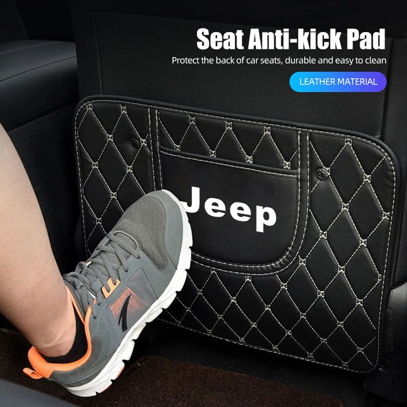 Car Seat Backrest Anti-kick Pad Protective Cover For Jeep Renegade Wagoneer Avenger Recon Wrangler JK Gladiator Compass Grand
Car Seat Backrest Anti-kick Pad Protective Cover For Jeep Renegade Wagoneer Avenger Recon Wrangler JK Gladiator Compass Grand
