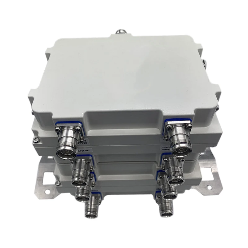 Hot Sale Quad Unit Low PIM 2575-2615/2540-2560 & 2660-2.68 quadrillion RF Dual Frequency Duplexer Combiner 4310F
Hot Sale Quad Unit Low PIM 2575-2615/2540-2560 & 2660-2.68 quadrillion RF Dual Frequency Duplexer Combiner 4310F