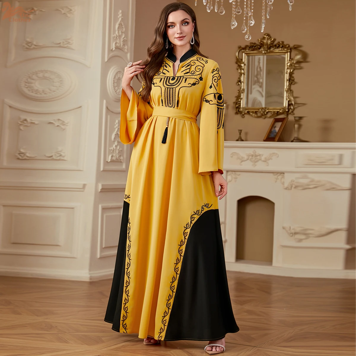 Uni Tassel Gorgeous Party Style Dresses Embroidered Caftan Marocian Femme Belt included Pacthwork Abaya
Uni Tassel Gorgeous Party Style Dresses Embroidered Caftan Marocian Femme Belt included Pacthwork Abaya