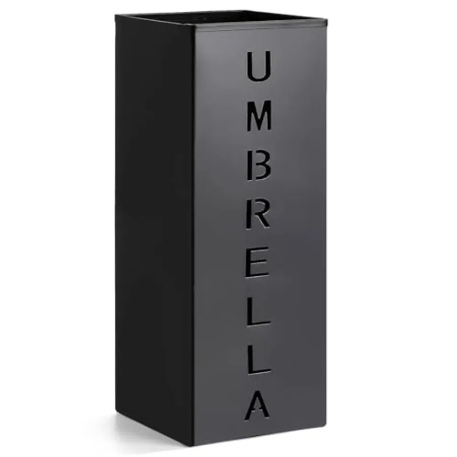 Square Metal Umbrella Holder, Free Standing Umbrella Rack Stand for Indoor Entryway, Umbrella Canes Walking Sticks Storage Bin
Square Metal Umbrella Holder, Free Standing Umbrella Rack Stand for Indoor Entryway, Umbrella Canes Walking Sticks Storage Bin