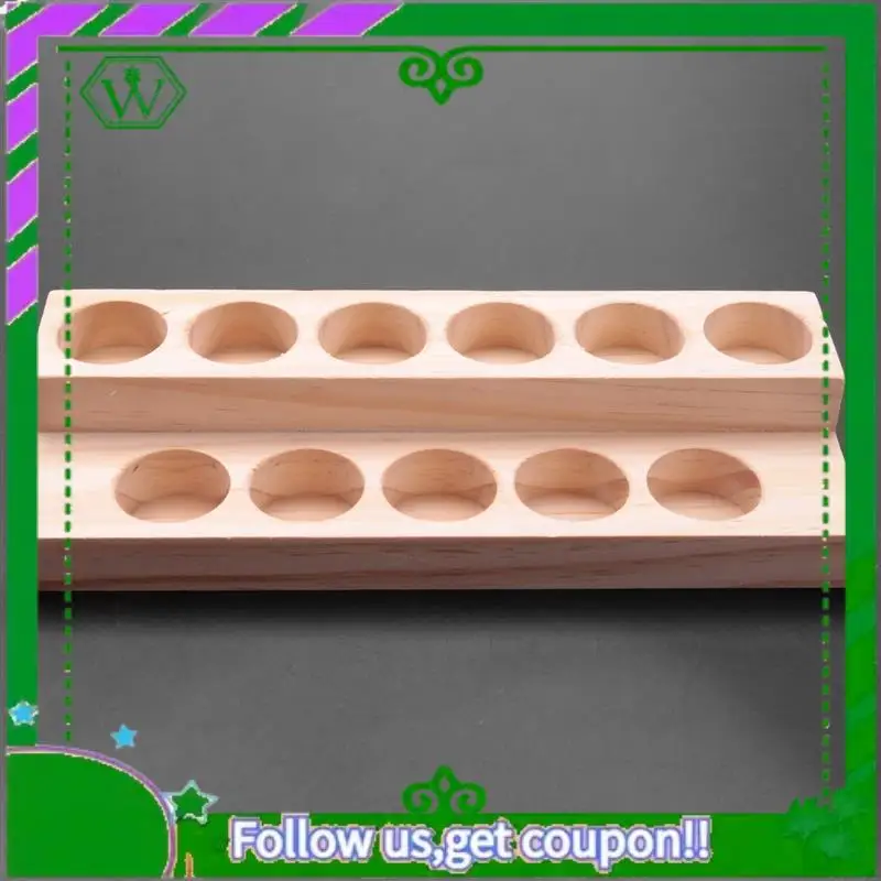 Latest-6X 11 Holes Wooden Essential Oil Tray Handmade Natural Wood Display Rack Demonstration Station For 5-15Ml Bottles
Latest-6X 11 Holes Wooden Essential Oil Tray Handmade Natural Wood Display Rack Demonstration Station For 5-15Ml Bottles