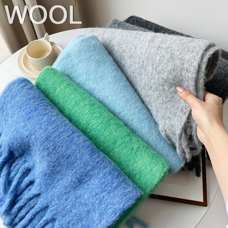 Winter Narrow Scarf 18 Color Wool Scarf Hot Selling Solid Color Scarf Women Universal Warm and Windproof Scarf Pashmina Bandana
Winter Narrow Scarf 18 Color Wool Scarf Hot Selling Solid Color Scarf Women Universal Warm and Windproof Scarf Pashmina Bandana