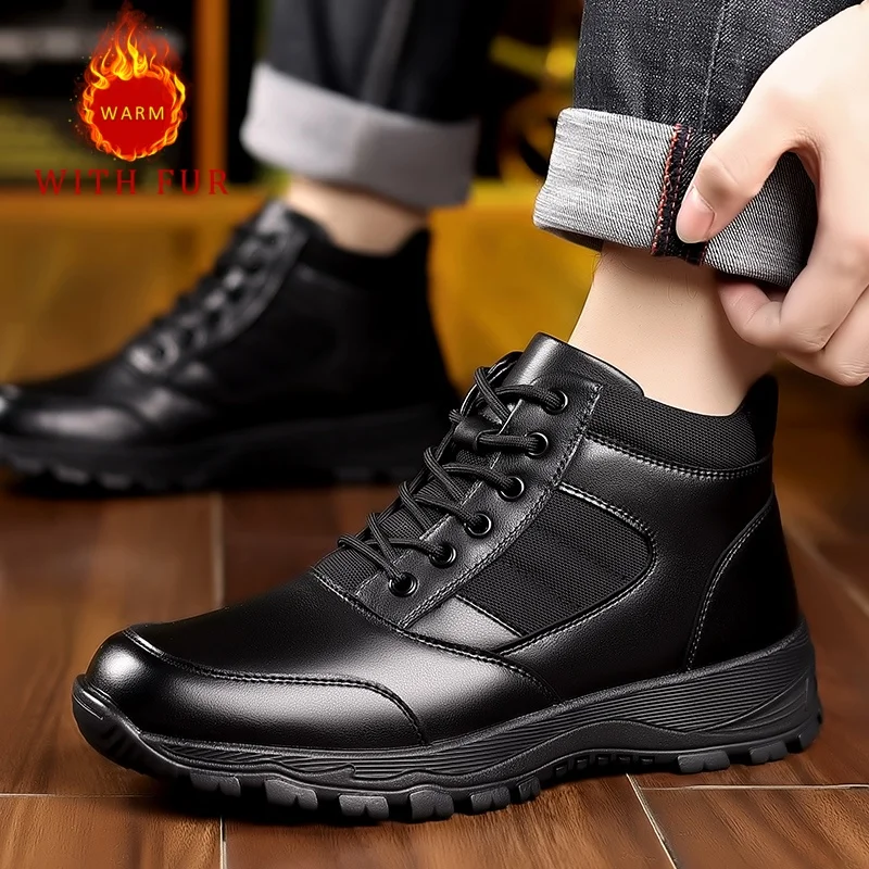 New Black shoes Classic autumn and winter warm style Office Business Party High quality outdoor Comfortable leather shoes Hot
New Black shoes Classic autumn and winter warm style Office Business Party High quality outdoor Comfortable leather shoes Hot