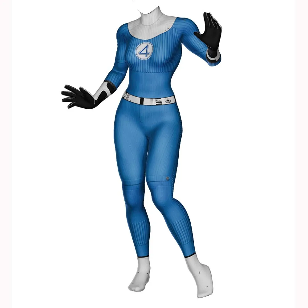 Halloween Adults Female Rivals Invisible Woman Cosplay Costumes Fantastic 4 Four Superhero Zentai Suit Bodysuit Party Jumpsuits
Halloween Adults Female Rivals Invisible Woman Cosplay Costumes Fantastic 4 Four Superhero Zentai Suit Bodysuit Party Jumpsuits