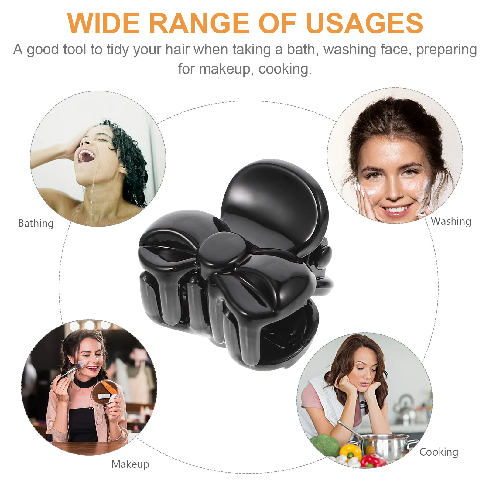 10pcs Mini Claw Clips Non Slip Hair Clamps Women Girls Styling Accessories Durable Lightweight Fashionable Black
10pcs Mini Claw Clips Non Slip Hair Clamps Women Girls Styling Accessories Durable Lightweight Fashionable Black
