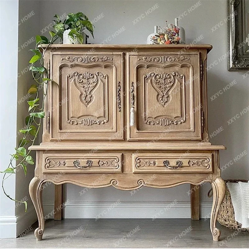 ls 42American rural solid wood dining side cabinet retro old guest restaurant storage wine cabinet can be customized
ls 42American rural solid wood dining side cabinet retro old guest restaurant storage wine cabinet can be customized