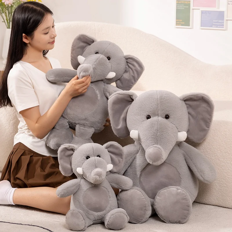 3 Sizes Grey Elephant Plush Toys Soft Fluffy Cartoon Elephant Doll Lovely Cozy Children Hugging Appease Doll Lovely Home Decor
3 Sizes Grey Elephant Plush Toys Soft Fluffy Cartoon Elephant Doll Lovely Cozy Children Hugging Appease Doll Lovely Home Decor
