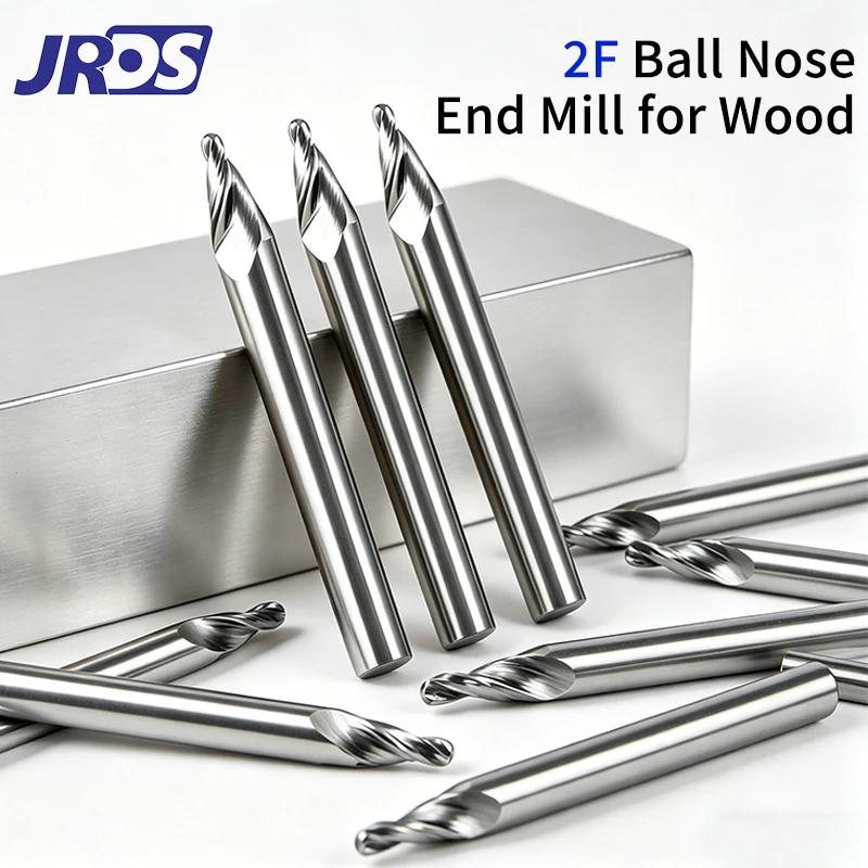 JRDS 2 Flutes Uncoated Spiral Tapered Short Ball Nose End Mill 15° 20° Solid Carbide for Aluminum Plastic Metal Relief Engraving
JRDS 2 Flutes Uncoated Spiral Tapered Short Ball Nose End Mill 15° 20° Solid Carbide for Aluminum Plastic Metal Relief Engraving