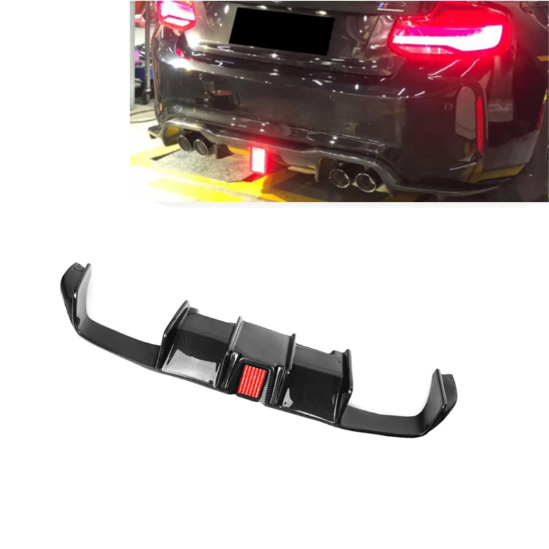 Carbon Fiber Rear diffuser with light Bumper Aprons for 2014 2015 2016 2017 2018 2019 F87 M2 M2C Rear Bumper Hugger diffuser
Carbon Fiber Rear diffuser with light Bumper Aprons for 2014 2015 2016 2017 2018 2019 F87 M2 M2C Rear Bumper Hugger diffuser