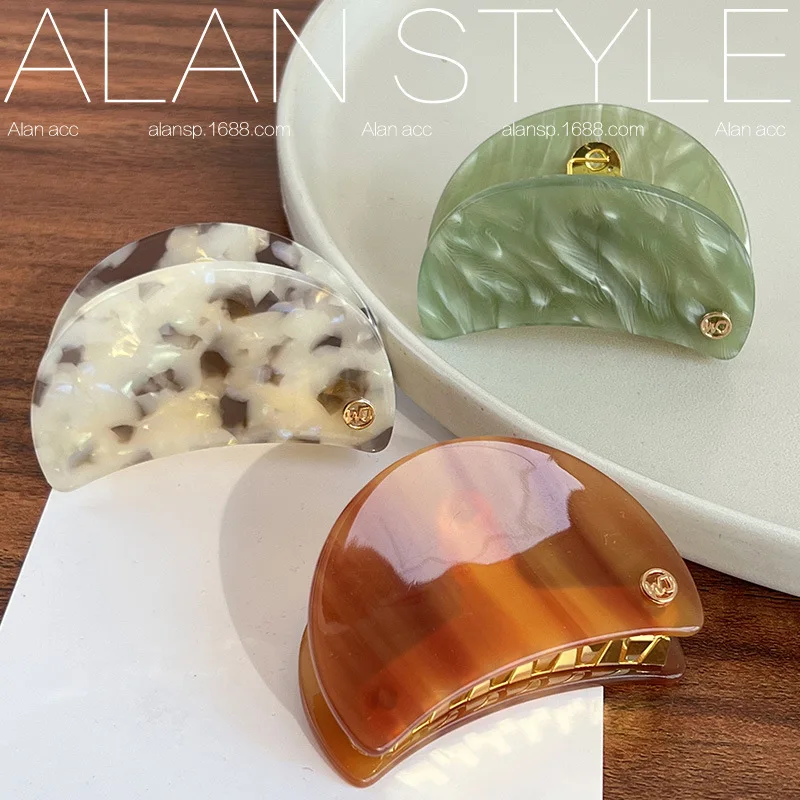 Korean Fashion Green Hair Clips Acetate and Alloy Hair Crabs for Girls and Women 6.5cm for Thin Hair Headwear Hair Accessories
Korean Fashion Green Hair Clips Acetate and Alloy Hair Crabs for Girls and Women 6.5cm for Thin Hair Headwear Hair Accessories