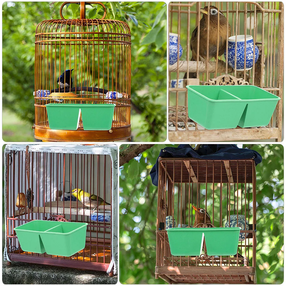 20Pcs Bird Cage Accessories Feeding Bowl High Capacity Safe Material Conjoined Bird Feeder for Parrot Cage Water Food Container
20Pcs Bird Cage Accessories Feeding Bowl High Capacity Safe Material Conjoined Bird Feeder for Parrot Cage Water Food Container