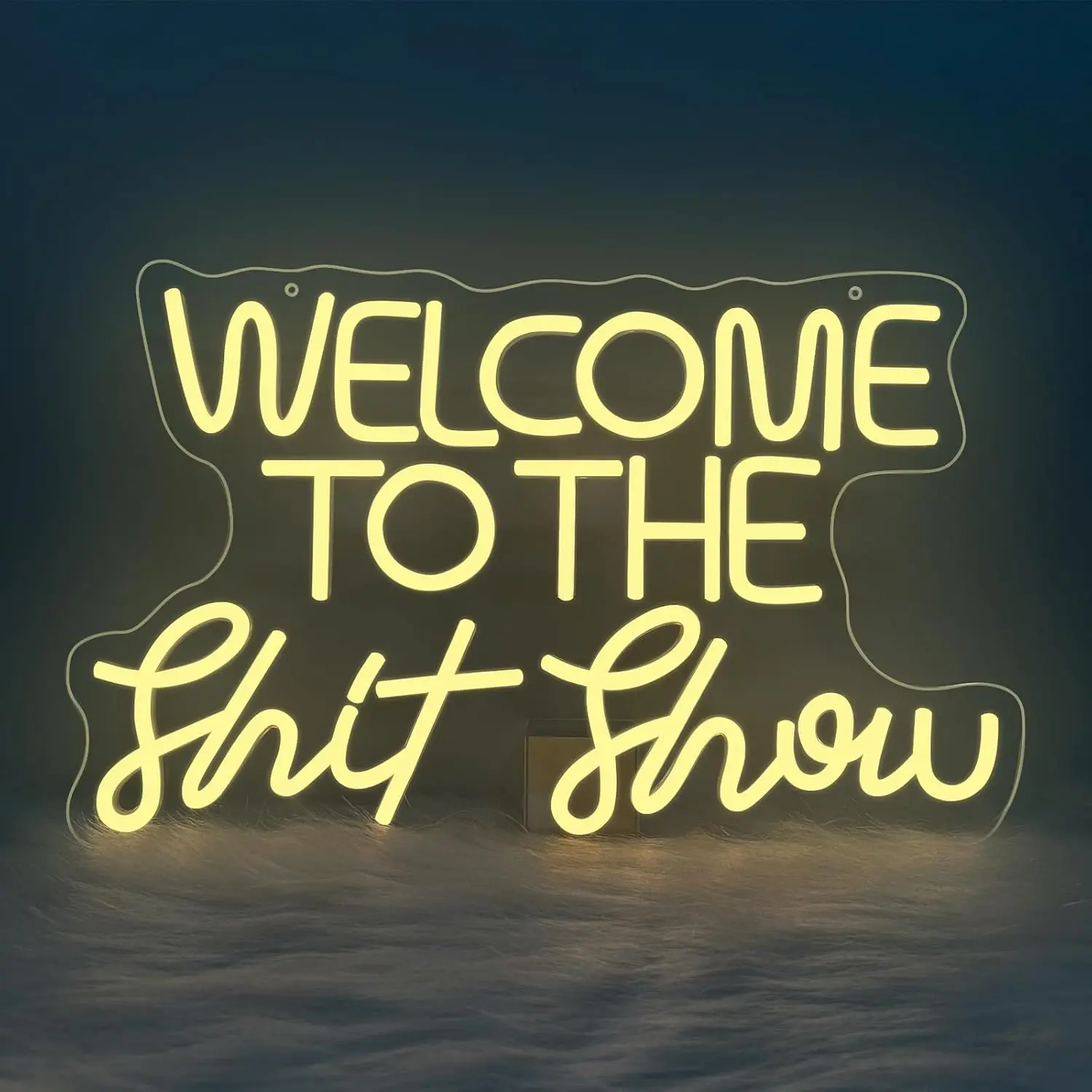 Welcome Neon Sign Shit Show Funny Welcome Sign LED Lights for Bar, Bedroom, Game Room Wall Decor, USB Powered, Gifts for Friend
Welcome Neon Sign Shit Show Funny Welcome Sign LED Lights for Bar, Bedroom, Game Room Wall Decor, USB Powered, Gifts for Friend