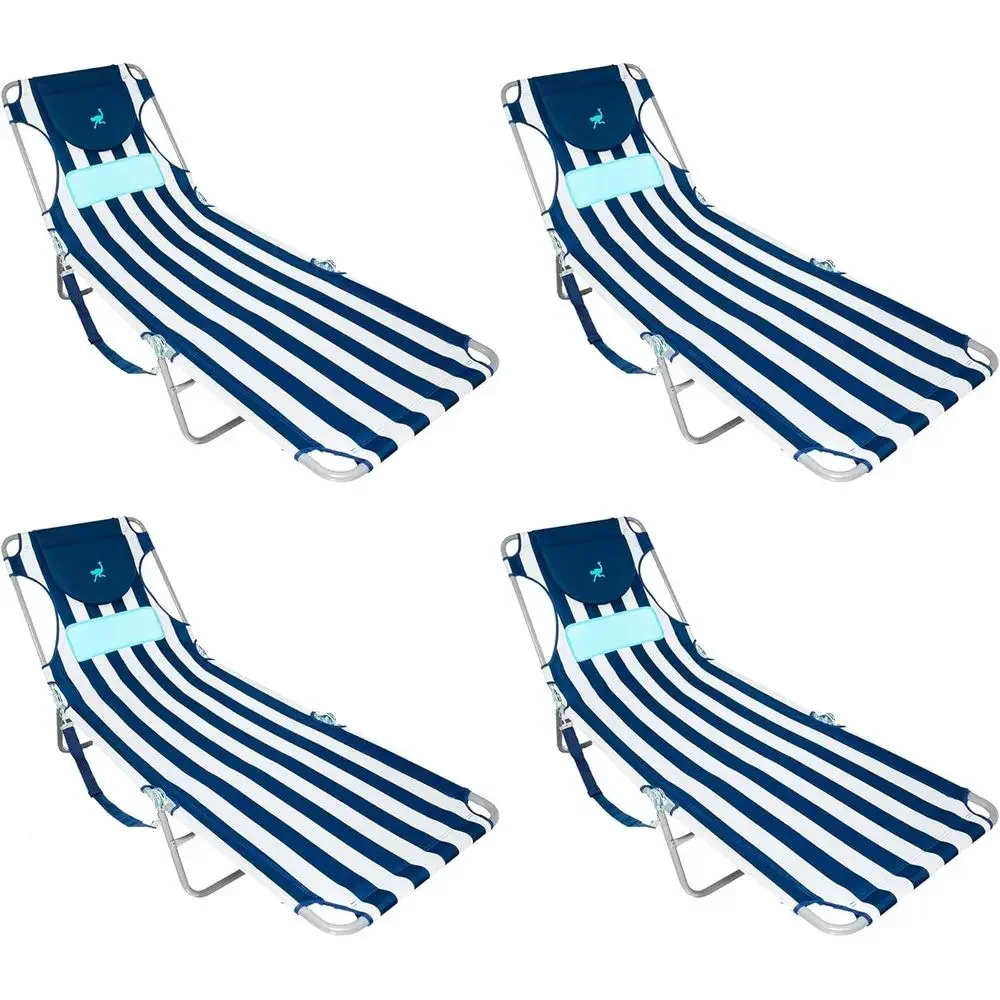 Face-Down Comfortable Chaise Lounge Set for Beach, 4-Pack
Face-Down Comfortable Chaise Lounge Set for Beach, 4-Pack