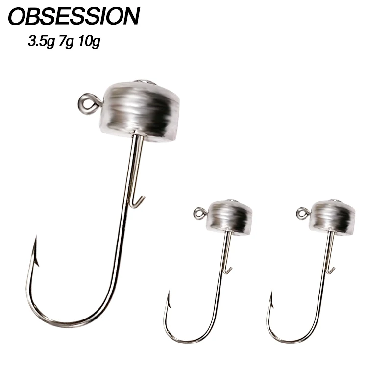OBSESSION YB001 10 шт./пакет 3,5 5 г 7 г 10 г 14 г одиночные рыболовные крючки свинцовая отсадка грибные рыболовные крючки из высокоуглеродистой стали
OBSESSION YB001 10 шт./пакет 3,5 5 г 7 г 10 г 14 г одиночные рыболовные крючки свинцовая отсадка грибные рыболовные крючки из высокоуглеродистой стали