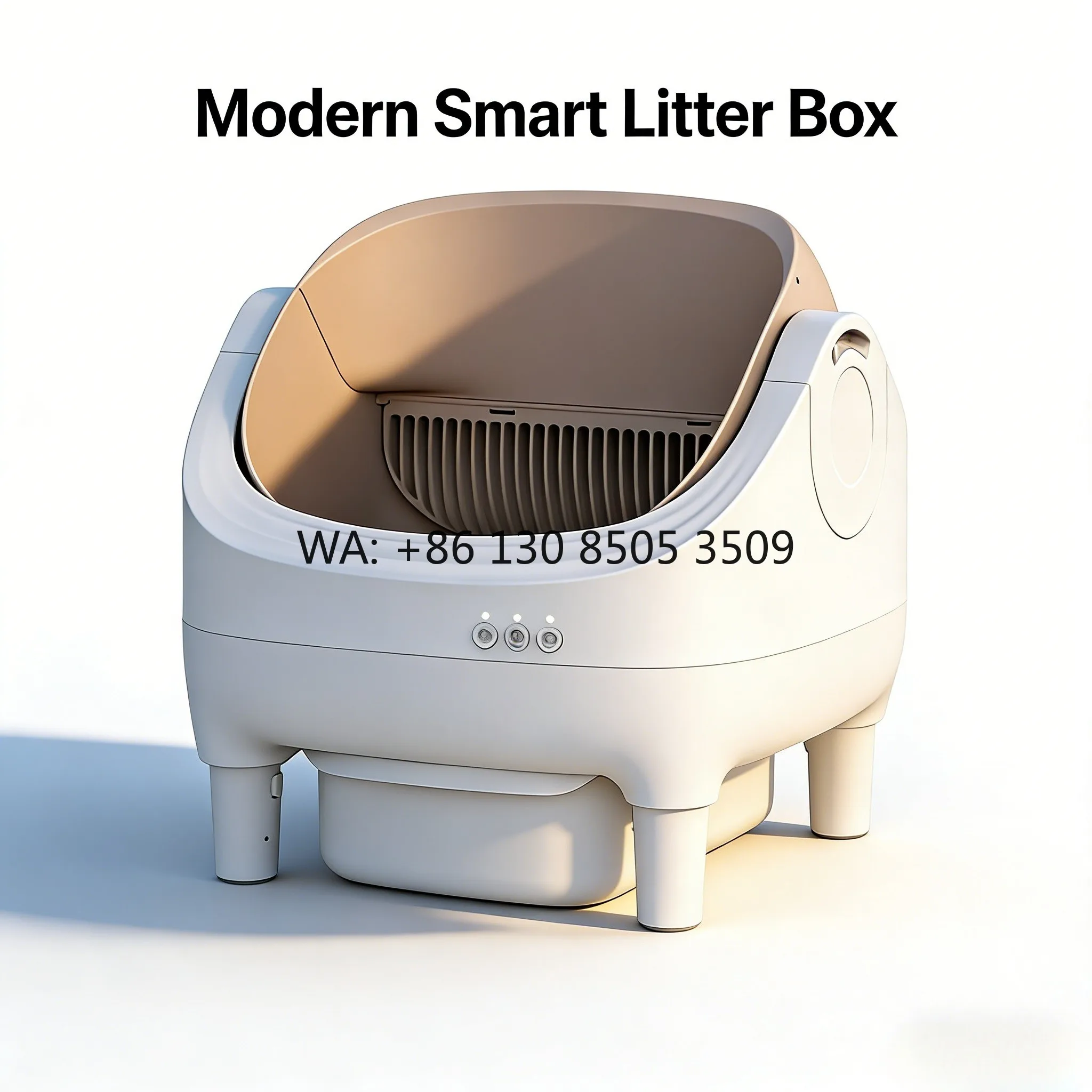 Highly Durable One Key Cleaning Automatic Scooping Multi Safety Sensor Big Capacity APP Control Smart Cat Litter Box
Highly Durable One Key Cleaning Automatic Scooping Multi Safety Sensor Big Capacity APP Control Smart Cat Litter Box