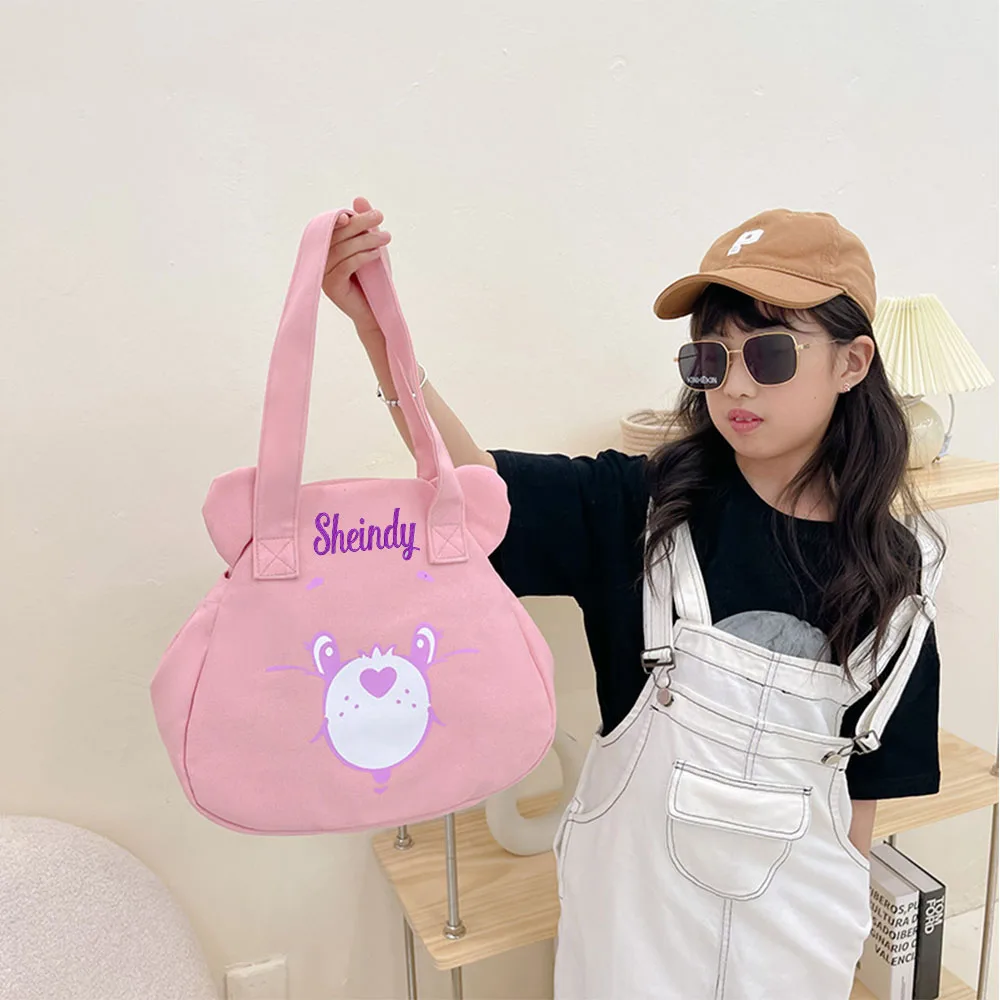 Personalized Customized New Spring/Summer Cute Bear Parent Child Canvas Bag, Embroidered Travel Student One Shoulder School Bag
Personalized Customized New Spring/Summer Cute Bear Parent Child Canvas Bag, Embroidered Travel Student One Shoulder School Bag