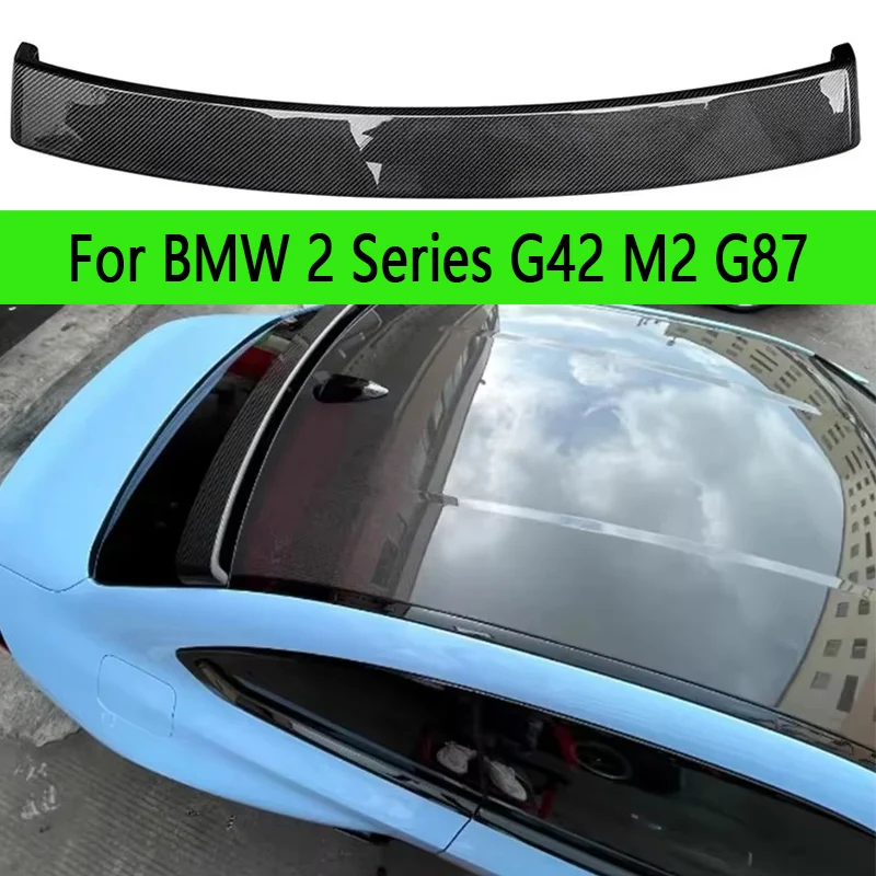 For BMW 2 Series G42 M2 G87 M240 Carbon Fiber spoiler Top Wing Tail fins The top wing of a car Shunt Deflector Auto Parts
For BMW 2 Series G42 M2 G87 M240 Carbon Fiber spoiler Top Wing Tail fins The top wing of a car Shunt Deflector Auto Parts