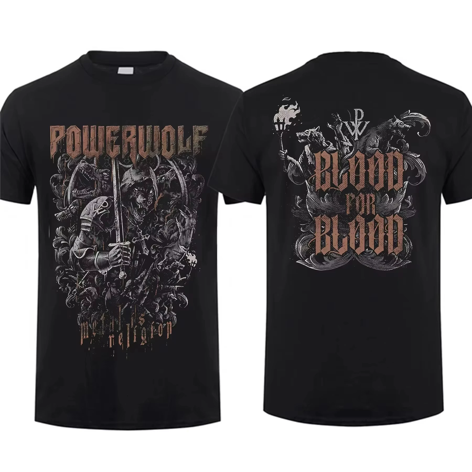 2025 Streetwear Vintage Fashion Tee Men T Shirt Double-sided Via Dolorosa Black By Powerwolf Top Graphic Unisex Short Sleeve
2025 Streetwear Vintage Fashion Tee Men T Shirt Double-sided Via Dolorosa Black By Powerwolf Top Graphic Unisex Short Sleeve