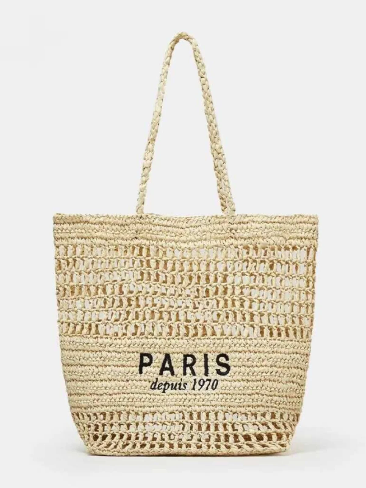 Large Capaci St Bag Eco-friendly op Bag Beach Bag Woven Basket Spring Summer Outing Travel Bag Storage Organizer 
Large Capaci St Bag Eco-friendly op Bag Beach Bag Woven Basket Spring Summer Outing Travel Bag Storage Organizer