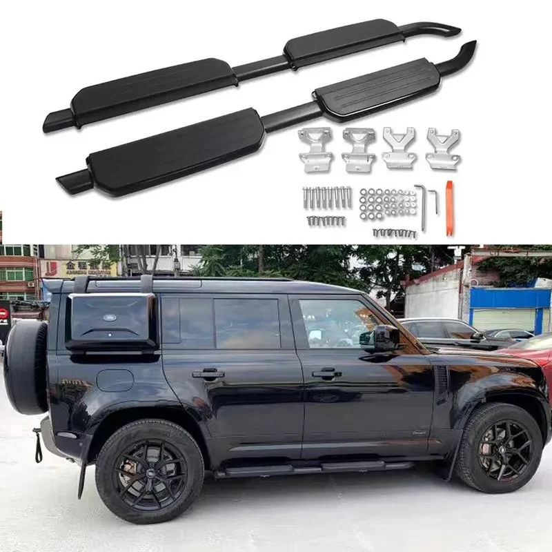 High Quality 2PCS Running Boards Side Steps Fits LR Defender 110 2020-2025 Fixed Pedals Ne Bars Hot Selling
High Quality 2PCS Running Boards Side Steps Fits LR Defender 110 2020-2025 Fixed Pedals Ne Bars Hot Selling