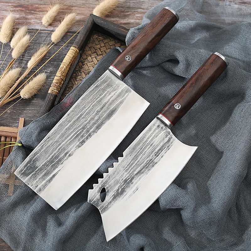 Hand-Forged Kitchen Knife with Wooden Handle, Household Slicing Knife, Chef Combination, Chopper Sets, Cleaver
Hand-Forged Kitchen Knife with Wooden Handle, Household Slicing Knife, Chef Combination, Chopper Sets, Cleaver