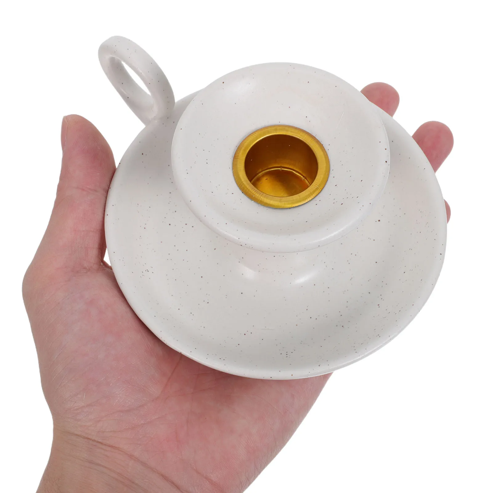 2Pcs Ceramic Holder Handle Minimalist Taper Stand Mantel Dining Room Candlelight Display White Candlestick Holder
2Pcs Ceramic Holder Handle Minimalist Taper Stand Mantel Dining Room Candlelight Display White Candlestick Holder