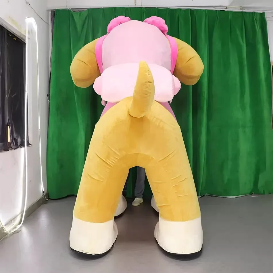 Cute Inflatable Dog Mascot Costume Adult Performance Cosplay Blue Pink Dog Mascot Blow Up Suits for Party Carnival No Battery
Cute Inflatable Dog Mascot Costume Adult Performance Cosplay Blue Pink Dog Mascot Blow Up Suits for Party Carnival No Battery