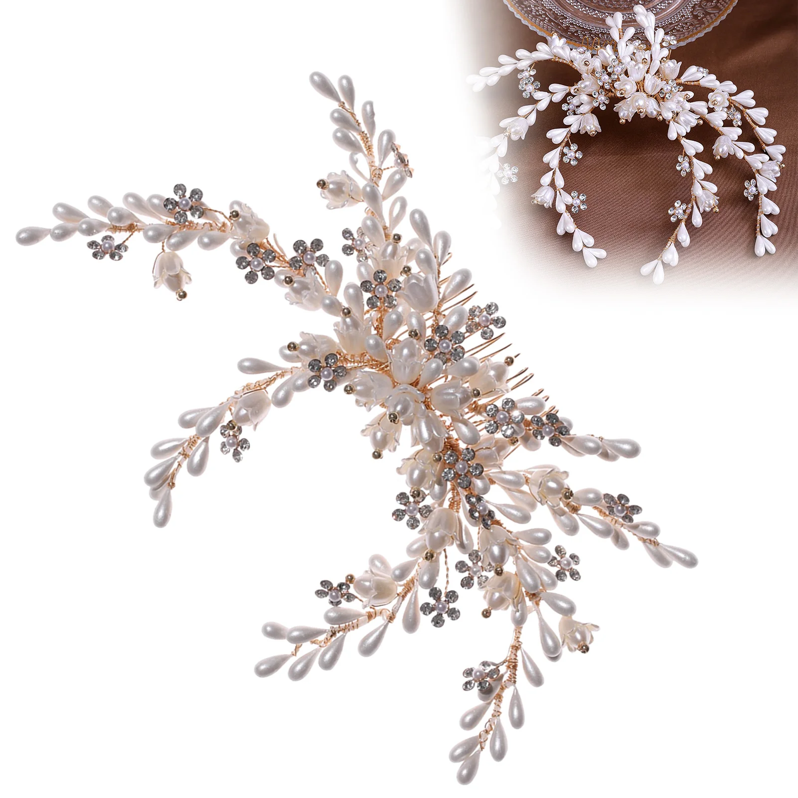 Handmade Bridal Side Hair Comb Woman Elegant Handmade Comb Barrette for Princess Party Favors Accessories SDI99
Handmade Bridal Side Hair Comb Woman Elegant Handmade Comb Barrette for Princess Party Favors Accessories SDI99