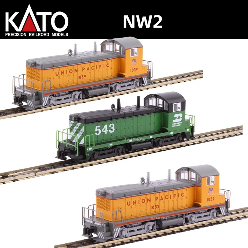 KATO N-type Toy Train NW2 UP/BN Diesel Locomotive Mini Model Yellow and Green Options Train Model Boy Toy Gift
KATO N-type Toy Train NW2 UP/BN Diesel Locomotive Mini Model Yellow and Green Options Train Model Boy Toy Gift
