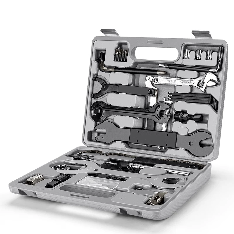Bicycle Tool Sets Box Cycling Tools Professional Bike Multifunction Bicycle Repair Tool Key Set Cycling Tools 44 in 1
Bicycle Tool Sets Box Cycling Tools Professional Bike Multifunction Bicycle Repair Tool Key Set Cycling Tools 44 in 1