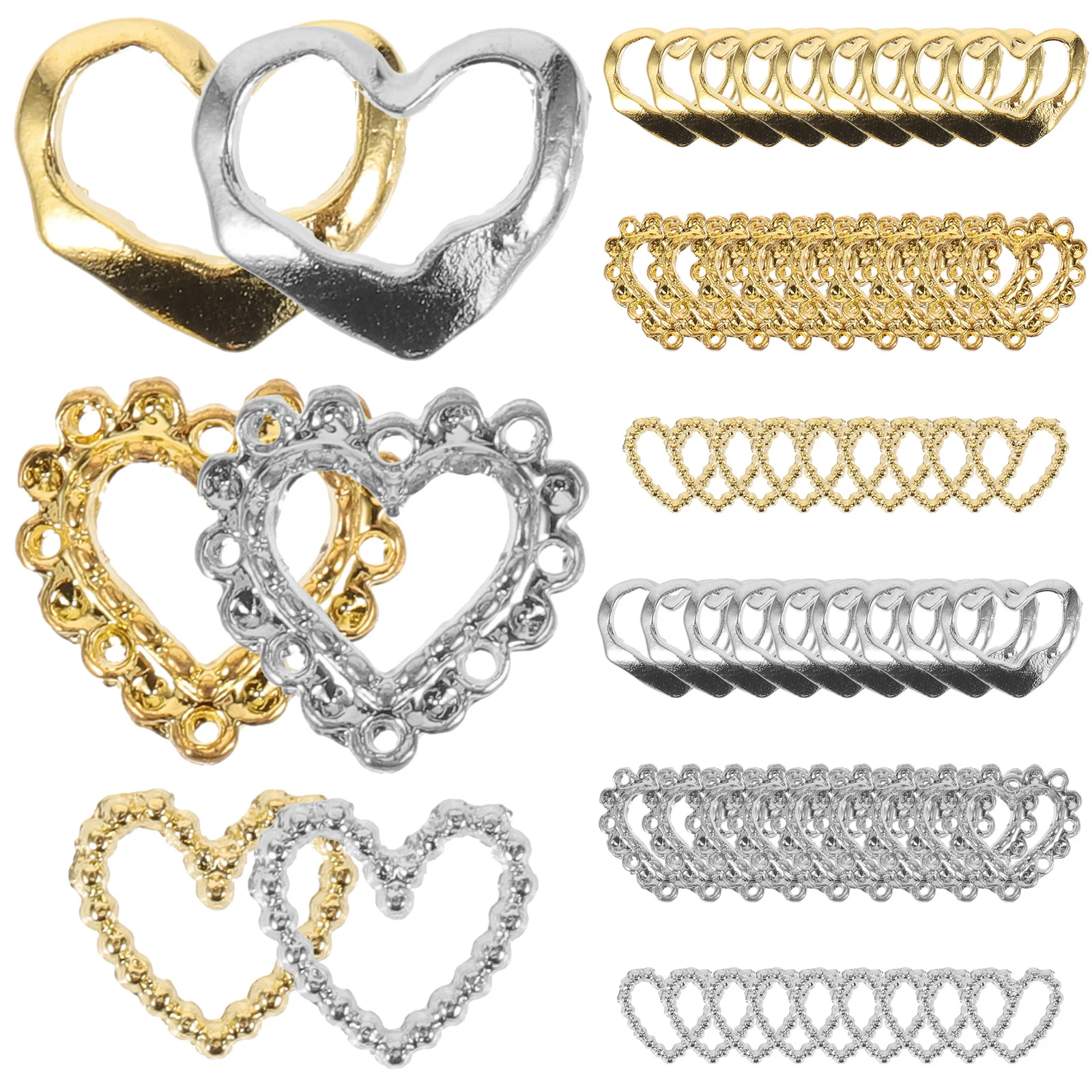 60Pcs Heart Nail Charms for Women Cute Manicure Decorations DIY Nail Art Small Gems for Natural and Fake Nails
60Pcs Heart Nail Charms for Women Cute Manicure Decorations DIY Nail Art Small Gems for Natural and Fake Nails