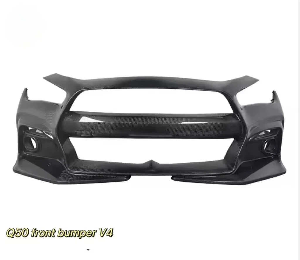 MRD Front Bumper for Infiniti Q50 2014+ Q60 2017+ Full Carbon Fiber Q50 Front Bumper V4 Q50 GTR Bumper
MRD Front Bumper for Infiniti Q50 2014+ Q60 2017+ Full Carbon Fiber Q50 Front Bumper V4 Q50 GTR Bumper