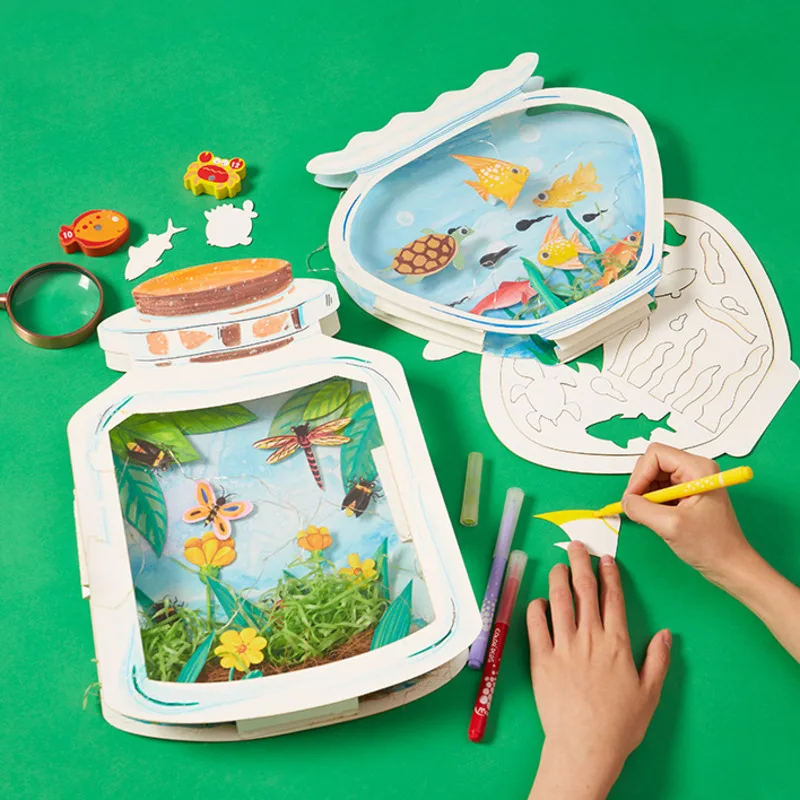 Children DIY The World In The Bottle Handmade Craft Toys Handmade Materials Package Drawing Educational Toys Kids Gift DIY Toys
Children DIY The World In The Bottle Handmade Craft Toys Handmade Materials Package Drawing Educational Toys Kids Gift DIY Toys