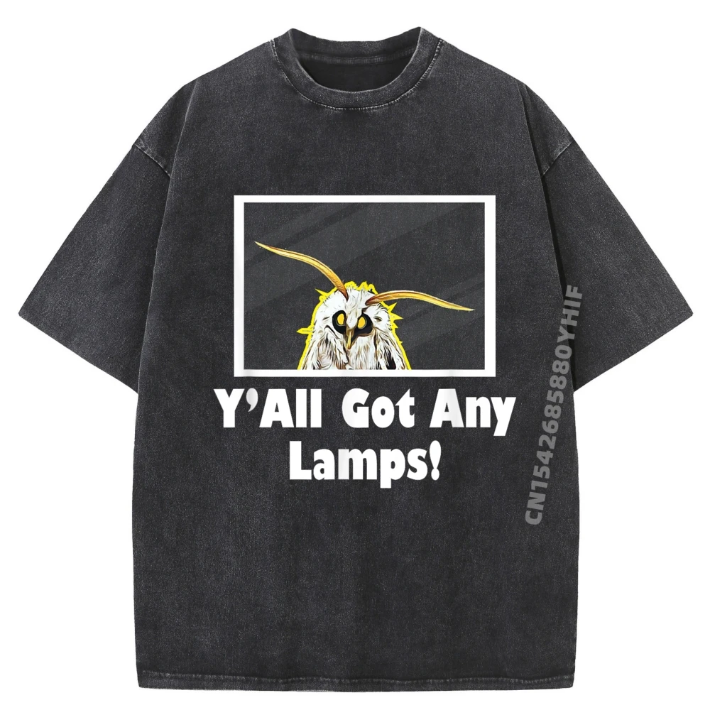 Y All Got Any Lamps Moth Meme Shirt Moth Lamp Luxury Designer T Shirt Homme Loose Washed Shirt Streetwear Clothing 
Y All Got Any Lamps Moth Meme Shirt Moth Lamp Luxury Designer T Shirt Homme Loose Washed Shirt Streetwear Clothing