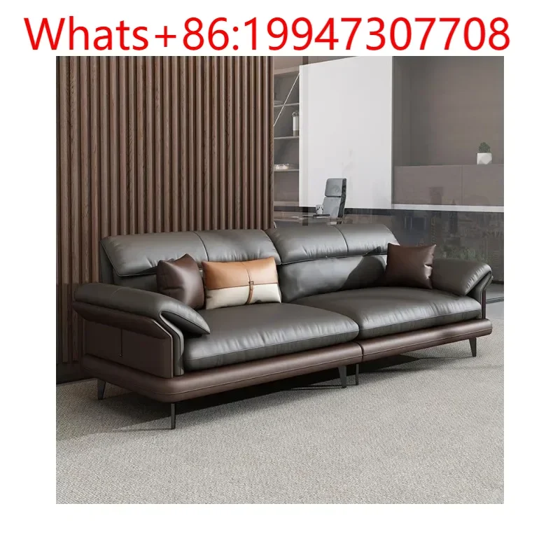Office high-end leather sofa business lounge reception room reception room coffee table combination
Office high-end leather sofa business lounge reception room reception room coffee table combination
